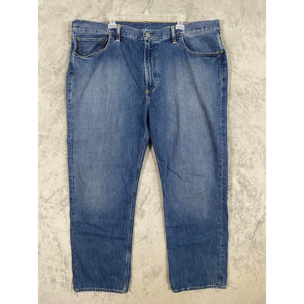 Polo Ralph Lauren Jeans 44x32 Blue Classic Fit 867 Straight Leg Denim Timeless